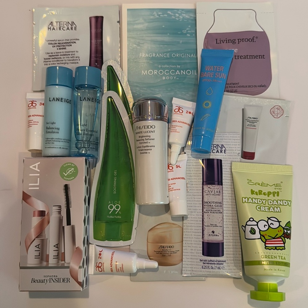 NEW skincare/cosmetic/body/hair sample/travel bundle (#25N)